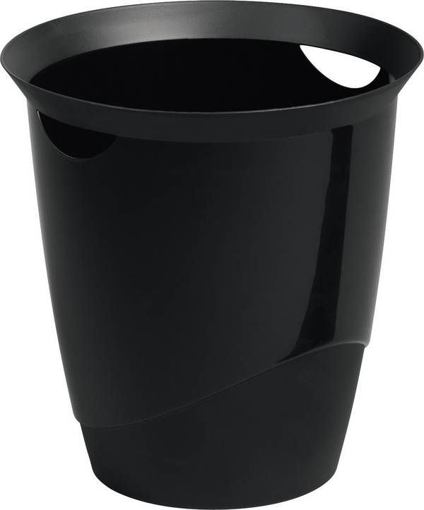 DURABLE TREND prullenbak 16 liter zwart