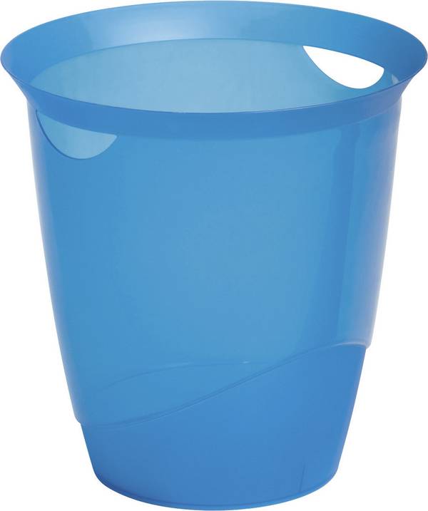 Durable TREND 1701710540   16 l (Ø x h) 315 mm x 330 mm Polypropyleen Blauw (doorschijnend) 1 stuk(s)