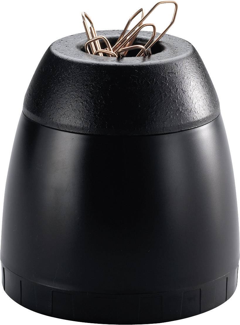 Duurzame paperclipdispenser TREND zwart-0