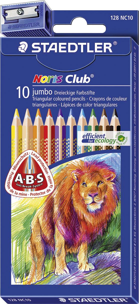 STAEDTLER Noris Club Jumbo kleurpotloden set van 10 stuks verkoopprijs-0