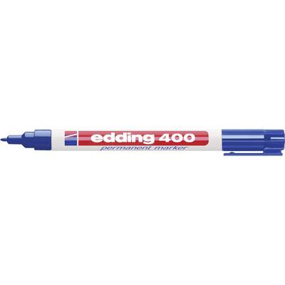 Edding 400 4-400-1-1003 Permanent marker Blauw Watervast: Ja 
