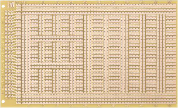 Rademacher WR-Typ 941 Printplaat  Epoxide (l x b) 16 cm x 10 cm 35 µm Rastermaat 2.54 mm Inhoud 1 stuk(s)