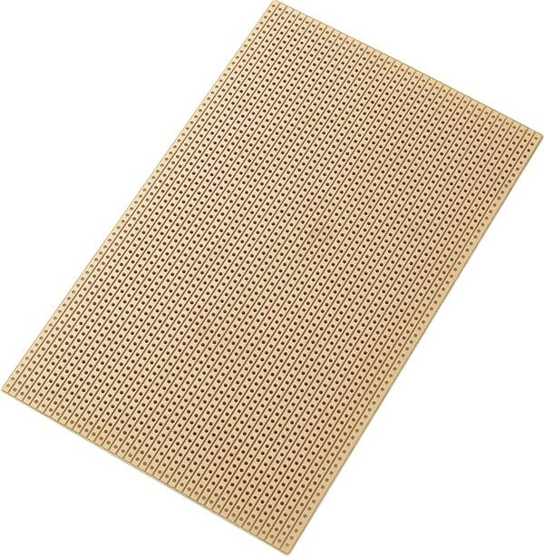 TRU COMPONENTS SU527453 Printplaat  Hardpapier (l x b) 16 cm x 10 cm 35 µm Rastermaat 2.54 mm Inhoud 1 stuk(s)