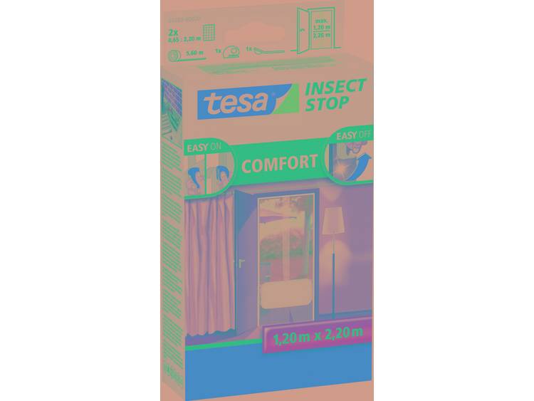 TESA Vliegenhor Comfort voor deuren (l x b) 2.2 m x 1.30 m Wit 55389-20 tesa Insect Stop Comfort