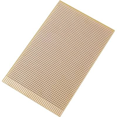 TRU COMPONENTS SU527637 Printplaat  Hardpapier (l x b) 160 mm x 100 mm 35 µm Rastermaat 2.54 mm Inhoud 1 stuk(s) 