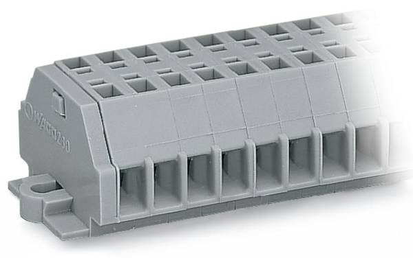 WAGO 260-112 Klemstrook 5 mm Spanveer Toewijzing: L Grijs 25 stuk(s)