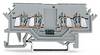 WAGO 279-623/281-411 Diodeklem 4 mm Spanveer Toewijzing: L Grijs 100 stuk(s) Piece