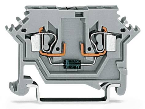 WAGO 280-613/281-410 Diodeklem 5 mm Spanveer Toewijzing: L Grijs 100 stuk(s) Package