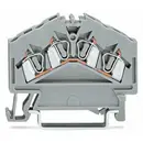 WAGO 280-646 Doorgangsklem 5 mm Spanveer Toewijzing: L Grijs 100 stuk(s) Package