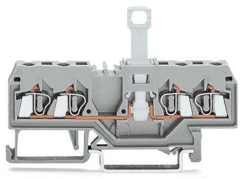 WAGO 280-836 Scheidingsklem 5 mm Spanveer Toewijzing: L Grijs 50 stuk(s) Package