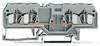 WAGO 281-656 Basisklem 6 mm Spanveer Toewijzing: L Grijs 50 stuk(s)