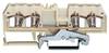 WAGO 281-658 Aardekabelklem 6 mm Spanveer Wit 50 stuk(s)