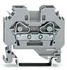 WAGO 282-101 Doorgangsklem 8 mm Spanveer Toewijzing: L Grijs 50 stuk(s)