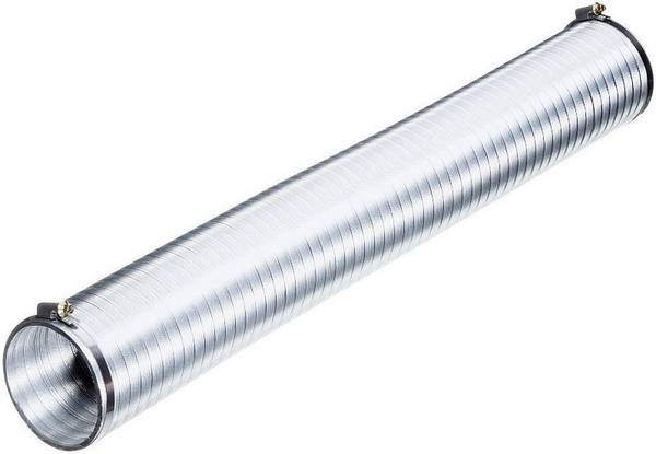 Wallair N51808 Flexibele ventilatiebuis Aluminium (Ø x l) 10 cm x 2.5 m Zilver