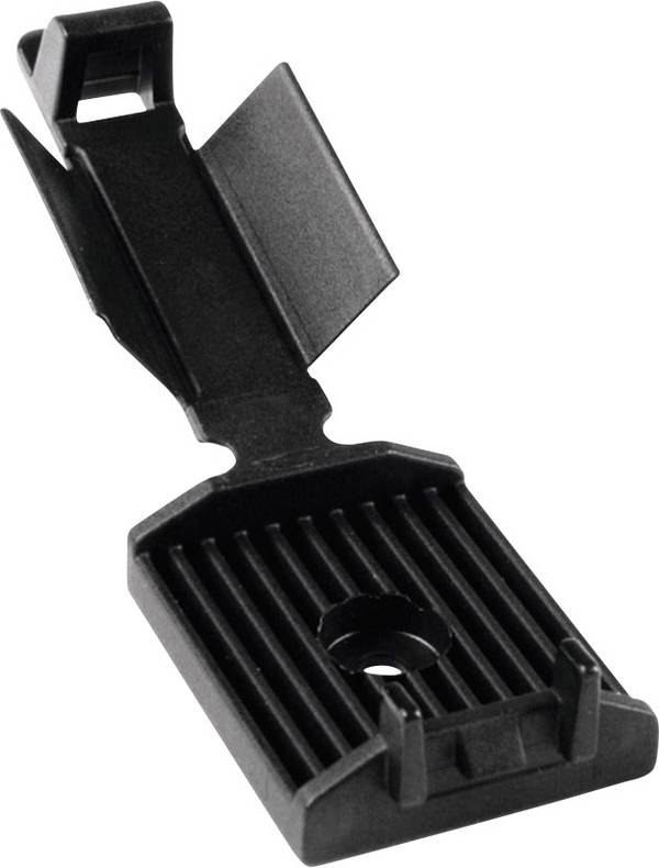 HellermannTyton FKH25-HIR-BK-C1 Bevestigingssokkel Schroefbaar 151-16250   Voor lintkabel, Stootbestendig Zwart 1 stuk(s)