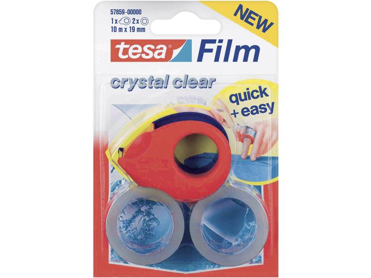 tesafilm kristalhelder plakband (l x b) 10 m x 19 mm 57859 TESA Inhoud: 2 rollen