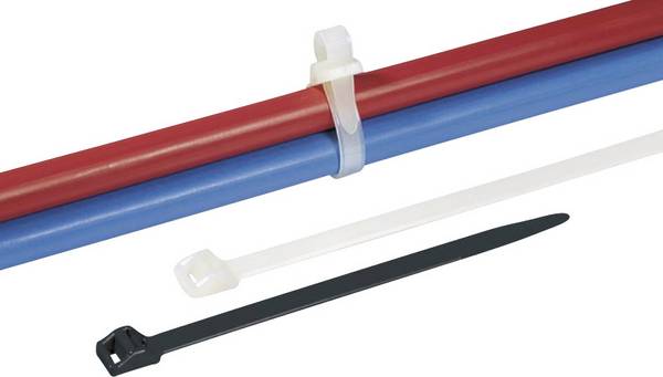 HellermannTyton 111-70110 RLT150-N66-BK-L1 Kabelbinder 770 mm 8.90 mm Zwart Hersluitbaar, Hittegestabiliseerd 50 stuk(s)