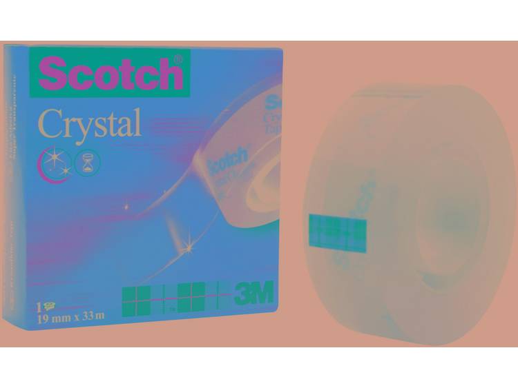 Plakband Scotch 600 19mmx10m Crystal Clear