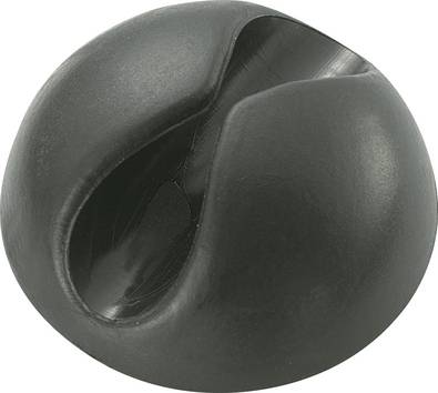 TRU COMPONENTS SWC-10BK/4P Kabelhouder Zelfklevend 542250 Bundel-Ø (bereik) 9 mm (max)   Zwart 1 stuk(s)