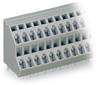 WAGO 736-116 Dubbel niveau klem 2.50 mm² Aantal polen 32 Grijs 21 stuk(s)