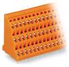 WAGO 737-304 Drie niveau klem 2.50 mm² Aantal polen 12 Oranje 48 stuk(s)