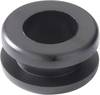 HellermannTyton HV1204-PVC-BK-M1 Kabeldoorvoering Klem-Ø (max.) 10 mm Plaatdikte (max.) 4 mm PVC Zwart 1 stuk(s)
