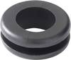 HellermannTyton HV1208-PVC-BK-M1 Kabeldoorvoering Klem-Ø (max.) 8 mm Plaatdikte (max.) 1.5 mm PVC Zwart 1 stuk(s)