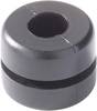 HellermannTyton HV1212-PVC-BK-N1 Kabeldoorvoering Klem-Ø (max.) 4 mm Plaatdikte (max.) 1 mm PVC Zwart 1 stuk(s)