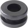 HellermannTyton HV1302-PVC-BK-M1 Kabeldoorvoering Klem-Ø (max.) 8 mm Plaatdikte (max.) 3 mm PVC Zwart 1 stuk(s)