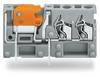 WAGO 742-151 Veerkrachtklemblok 2.50 mm² Aantal polen 1 Grijs 200 stuk(s)