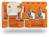 WAGO 742-156 Veerkrachtklemblok 2.50 mm² Aantal polen 1 Oranje 200 stuk(s)