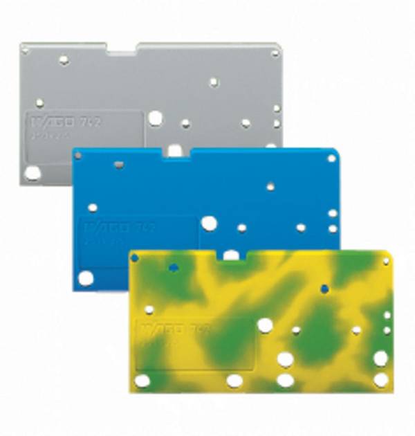 WAGO 742-450 Afsluitplaat Blauw 300 stuk(s)