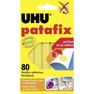 UHU 50140 UHU Patafix pads  Geel Inhoud: 80 stuk(s)