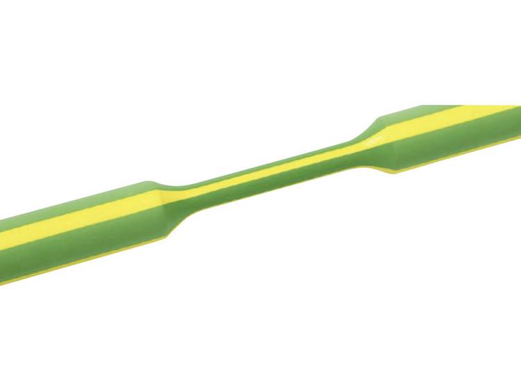Tredux krimpkousen 3:1 Ø voor-na krimpen: 6 mm-2 mm Krimpverhouding 3:1 1 m Groen-geel