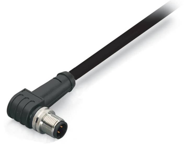 WAGO 4-POL. M12 ST WINKL, OFF. ENDE 10,0M Sensor-actuator cable Inhoud: 10 stuks