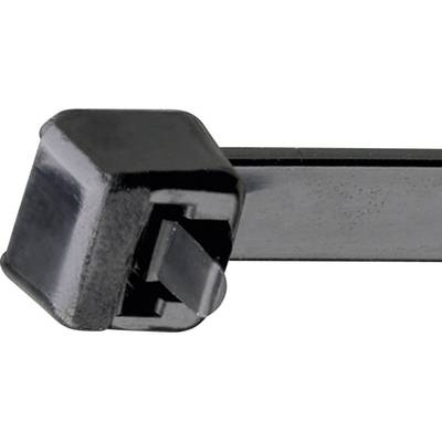 Panduit CV120LL PRT2H-L0 Kabelbinder 213 mm 7.60 mm Zwart Hersluitbaar, Met hefsluiting, UV-stabiel, Weerstabiel 1 stuk(