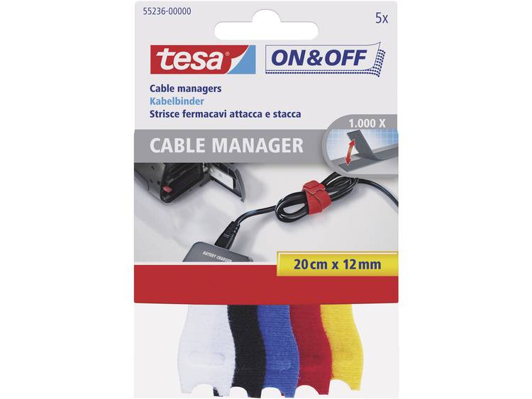 TESA Kabelbinder tesa 0,2mx12mm assorti (55236-00000-01)