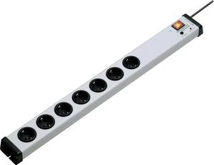 Conrad Ehmann 0207x00072301 Overspanningsveilige stekkerdoos 7-voudig Grijs Randaarde stekker 1 stuk(s) aanbieding