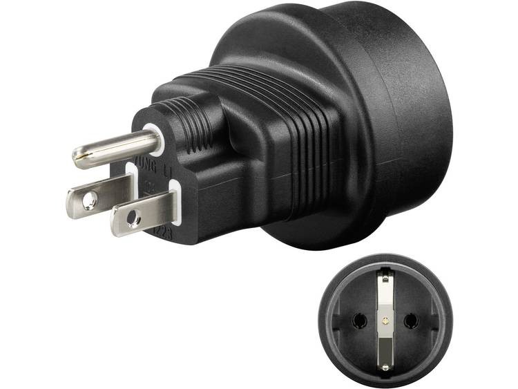 Microconnect Universal adapter US-Schuko (PETRAVEL3)
