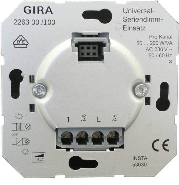 Dimmer GIRA Standaard 55, E2, Event Clear, Event, Event Opaque, Esprit