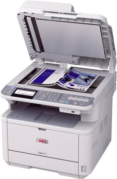 Multifunctionele laserprinter OKI MB471w A4 Printen, Scannen, Kopiëren ...