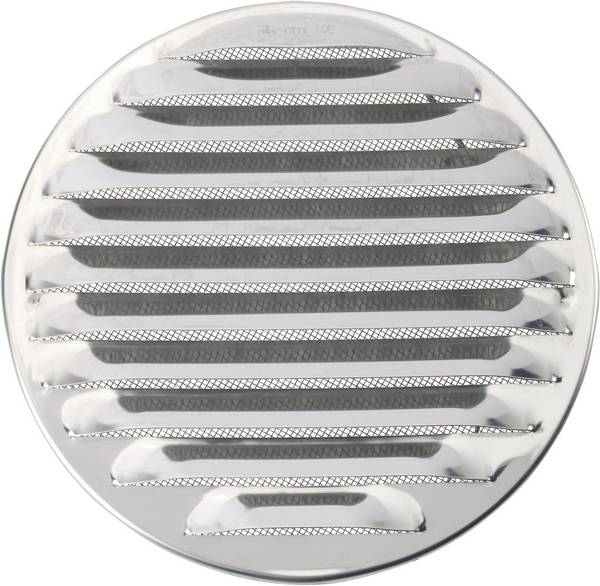 Wallair N31841 Ventilatierooster  RVS Geschikt voor buisdiameter: 16 cm