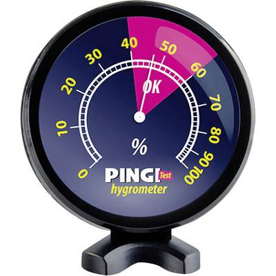 PINGI PHT-100-EDFN Hygrometer Zwart