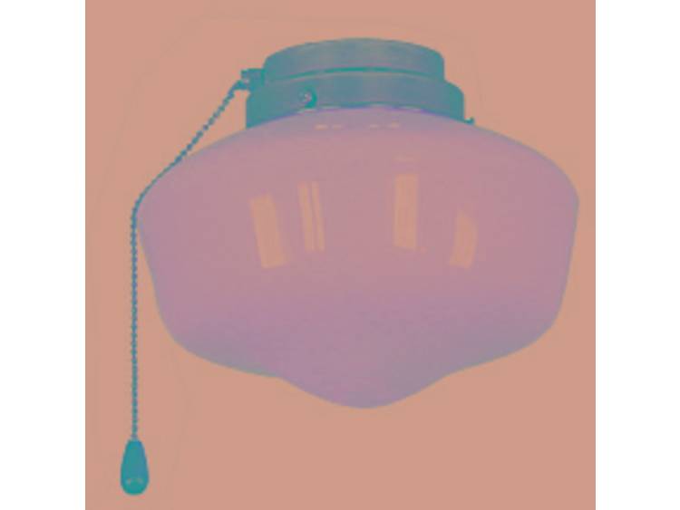 CasaFan 1 MP Schoolhouse Lamp voor plafondventilator Opaalglas (glanzend)