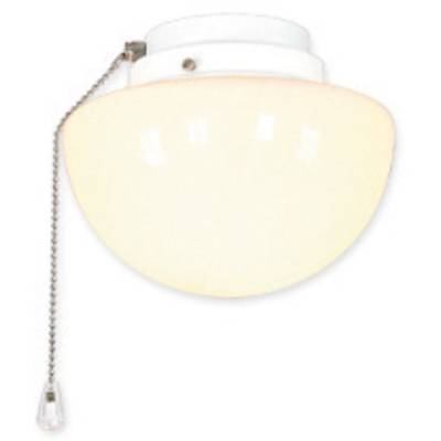 CasaFan 1S WE HALBKUGEL Lamp voor plafondventilator   Opaalglas (glanzend)