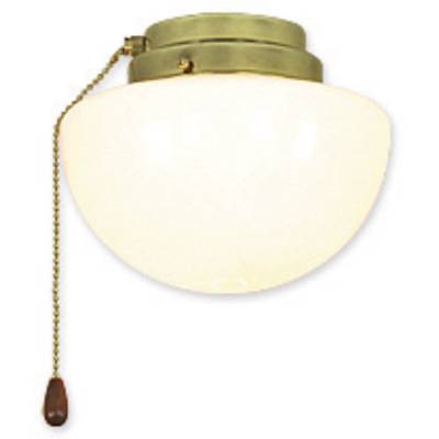 CasaFan 1S MP HALBKUGEL Lamp voor plafondventilator   Opaalglas (glanzend)