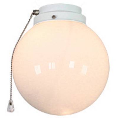 CasaFan 1K WE KUGEL Lamp voor plafondventilator   Opaalglas (glanzend)