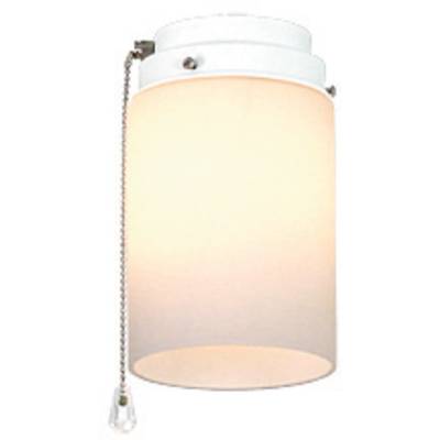 CasaFan 1Z WE ZYLINDER OFFEN Lamp voor plafondventilator   Opaalglas (mat)