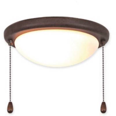CasaFan 15R BA FLACHE SCHALE Lamp voor plafondventilator   Opaalglas (mat)