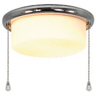 CasaFan 15Z CH FLACHER ZYLINDER Lamp voor plafondventilator   Opaalglas (mat)